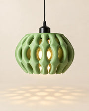 Organic Lobe Pendant Light – styled in use