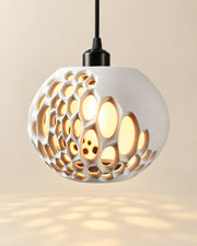 Oval Bubble Pendant Light – styled in use