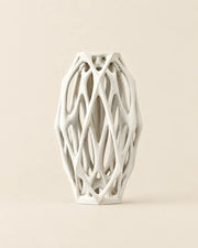 Oval Cage Vase – front view