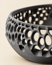 Oval Cell Bowl – close-up of the printed texture