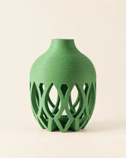 Oval Cut Vase – front view