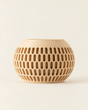 Oval Mesh Planter – front view