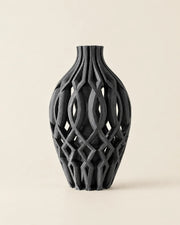 Oval Net Vase – front view