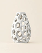 Oval Perf Vase – front view