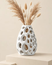 Oval Perf Vase – styled in use