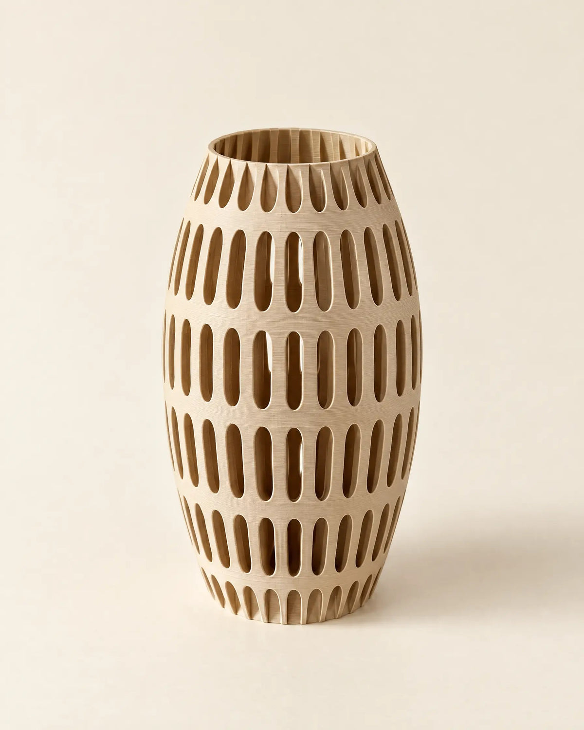 Oval Slot Vase