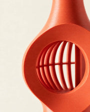 Oval Window Vase – close-up of the printed texture