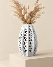 Perf Tower Vase – styled in use