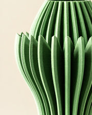 Petal Blade Vase – close-up of the printed texture