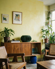 Petal Fin Planter – styled on a console