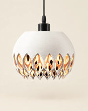 Petal Flame Pendant Light – front view