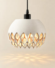 Petal Flame Pendant Light – styled in use