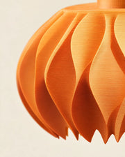Petal Fold Pendant Light – close-up of the printed texture