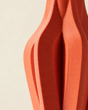 Petal Fold Vase – close-up of the printed texture