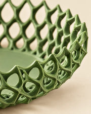 Petal Lattice Bowl – close-up of the printed texture