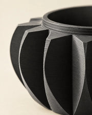 Petal Lid Jar – close-up of the printed texture