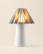 Pleat Cone Mini Lamp – front view