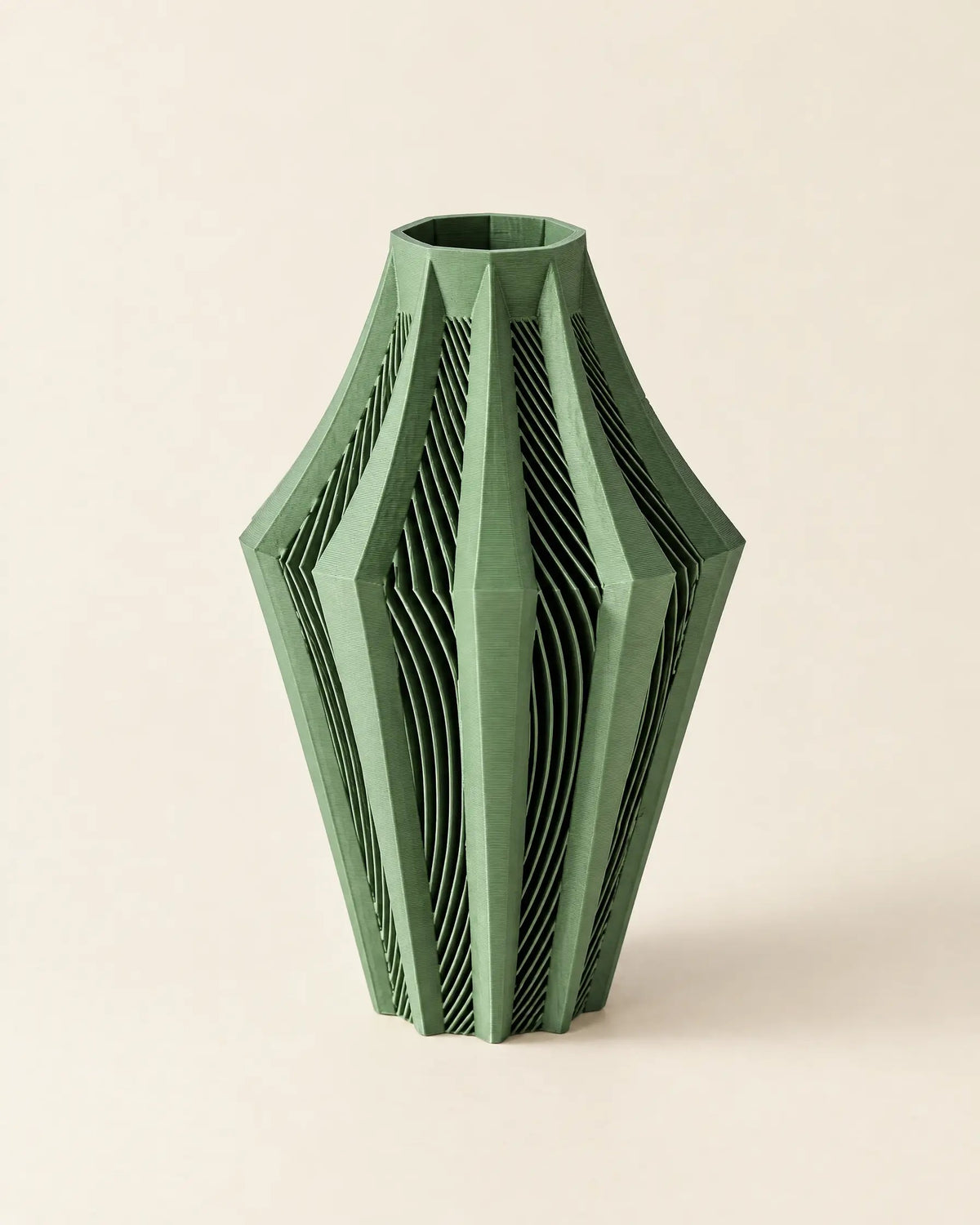 Pleat Diamond Vase