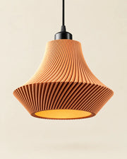 Pleat Flare Pendant Light – front view