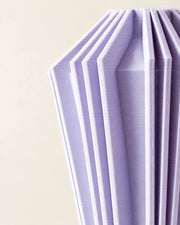 Pleat Gem Vase – close-up of the printed texture