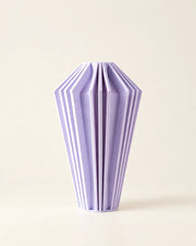 Pleat Gem Vase – front view