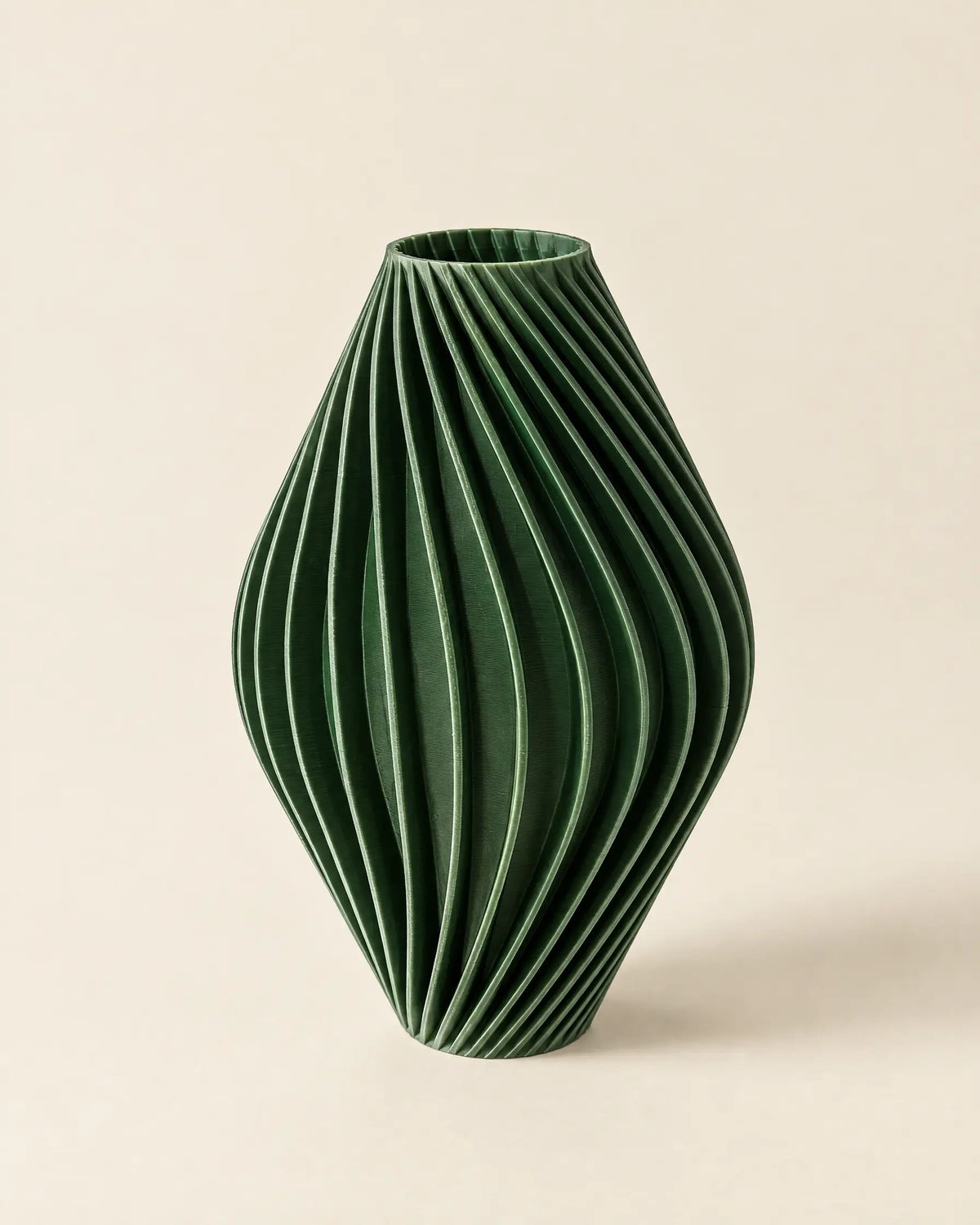 Pleat Hourglass Vase