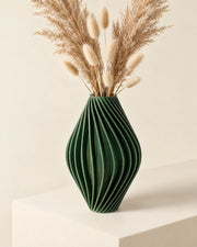 Pleat Hourglass Vase – styled in use