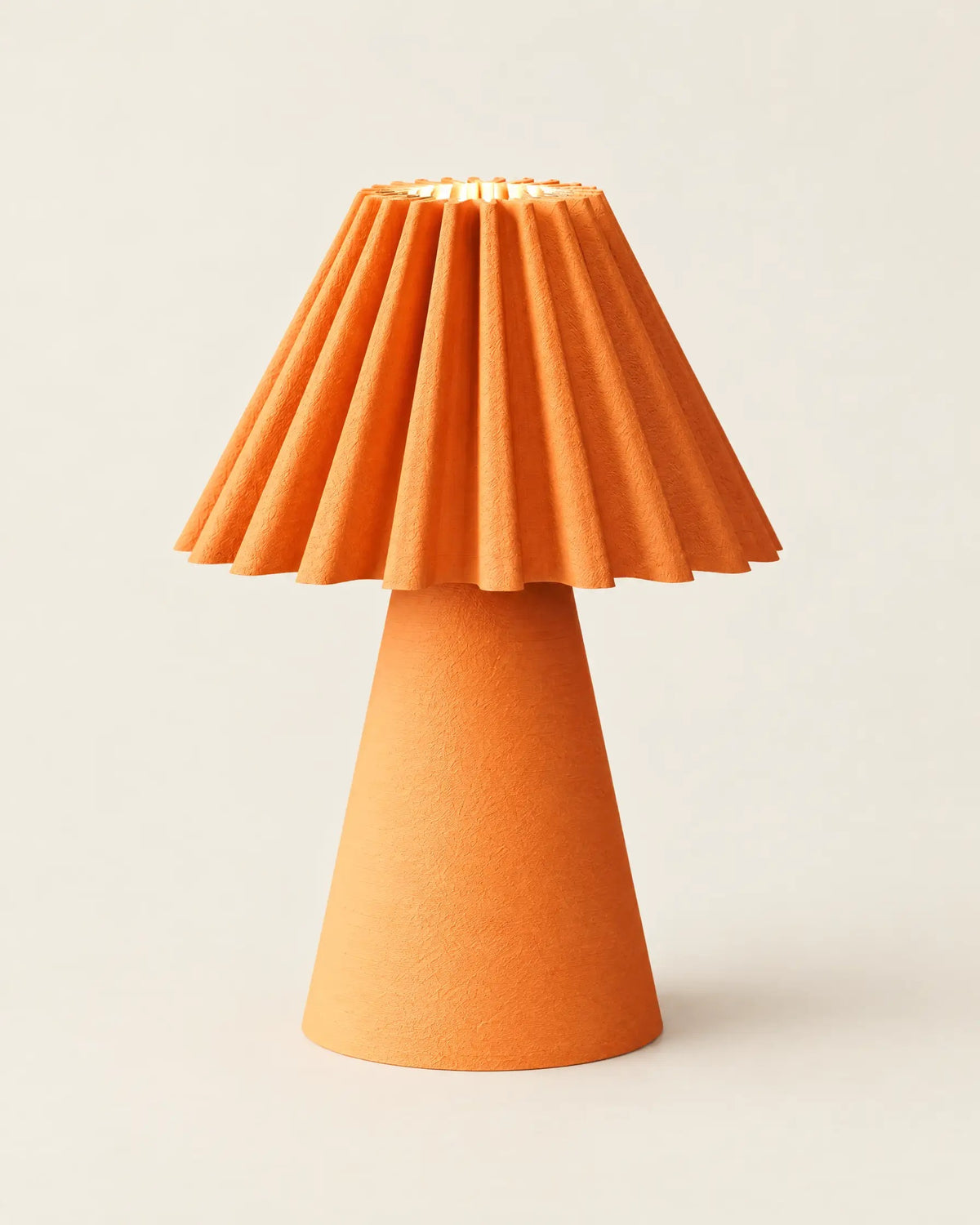 Pleat Mushroom Table Lamp