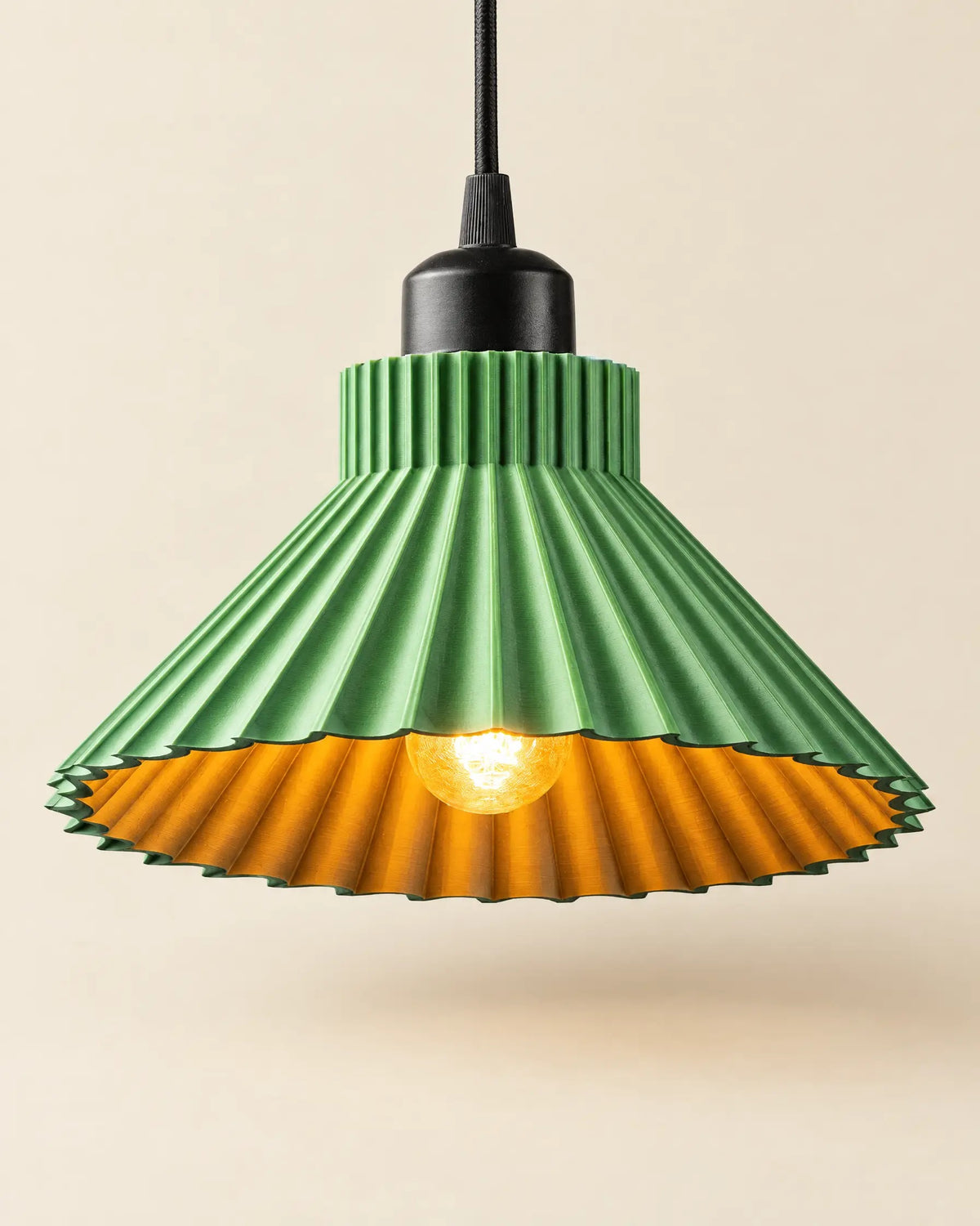 Pleat Skirt Pendant Light
