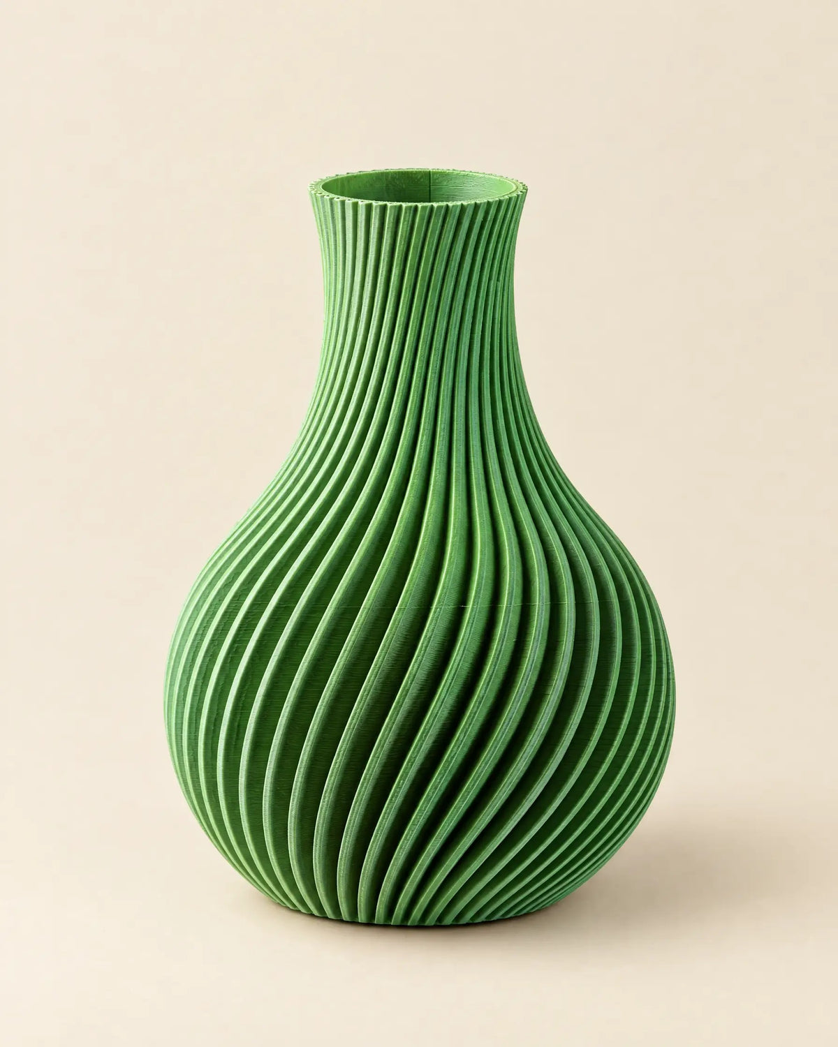 Pleated Bulb Vase