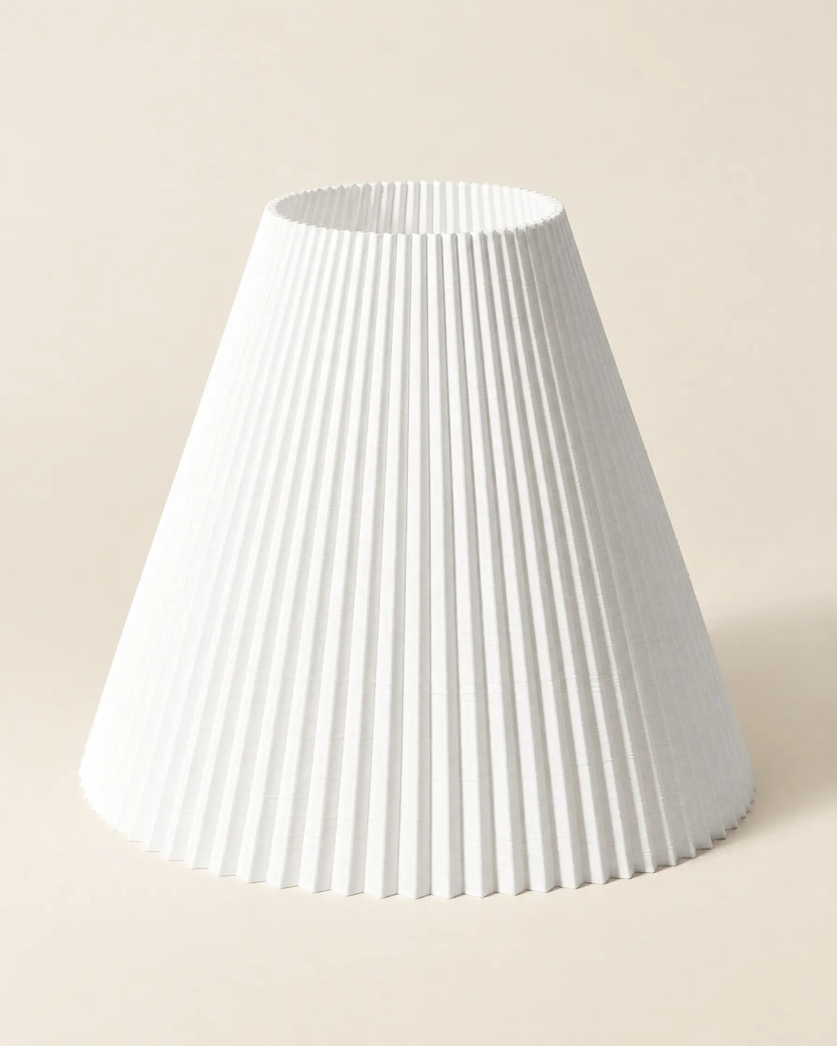 Pleated Cone Shade Table Lamp