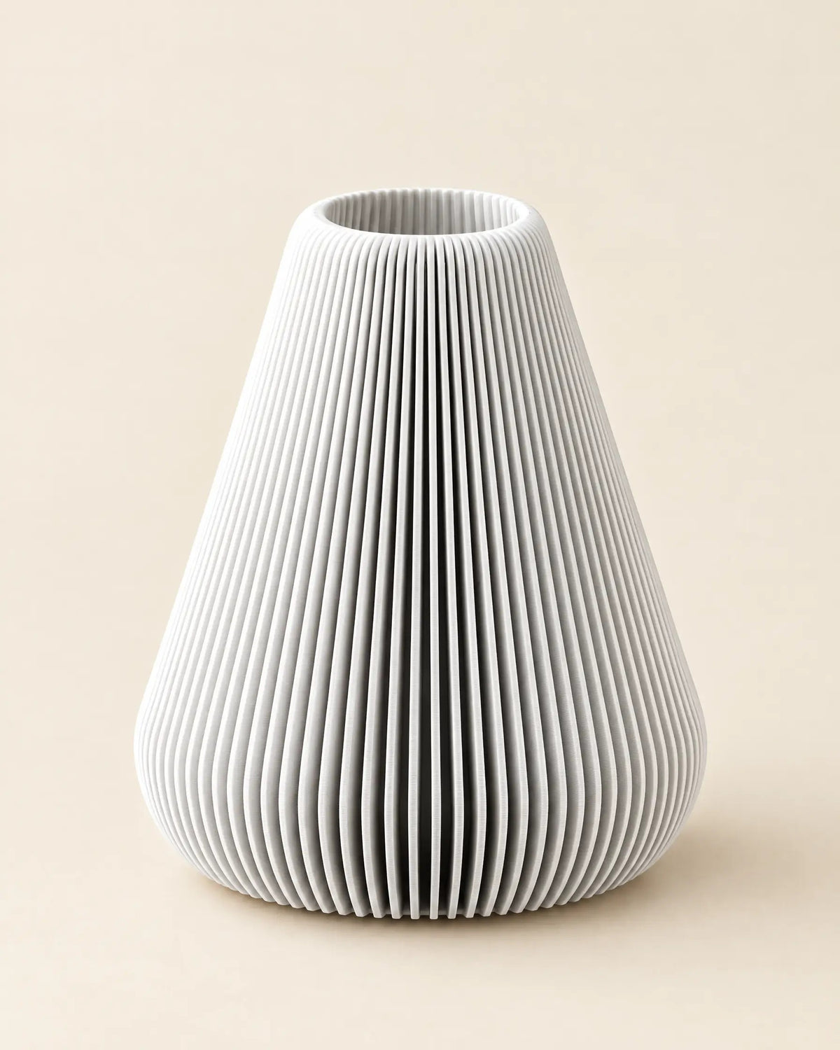 Pleated Cone Vase
