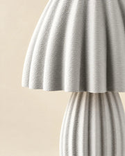 Polka Pleat Table Lamp – close-up of the printed texture