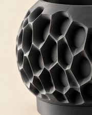 Pore Globe Planter – close-up of the printed texture