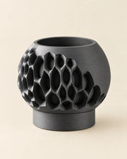 Pore Globe Planter – three-quarter studio view