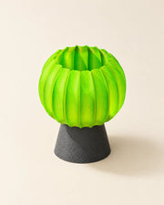 Pumpkin Shade Mini Lamp – three-quarter studio view