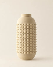 Pyramid Stud Vase – front view