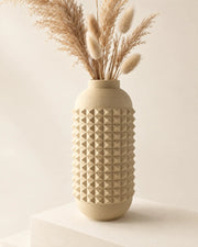 Pyramid Stud Vase – styled in use