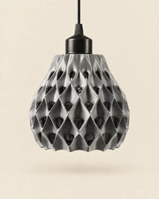 Quilt Bell Pendant Light – front view