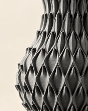 Quilt Bulb Vase – close-up of the printed texture