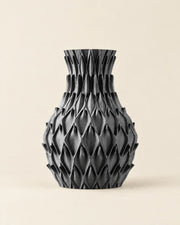 Quilt Bulb Vase – front view