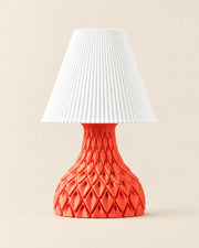 Quilt Cone Table Lamp – front view