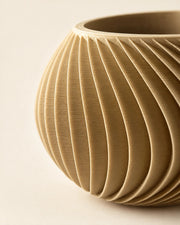 Radial Fin Planter – close-up of the printed texture
