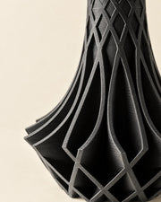 Radial Flare Vase – close-up of the printed texture