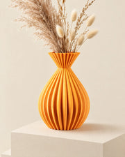 Radial Pleat Vase – styled in use