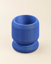Reed Rib Planter – three-quarter studio view