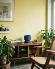 Reed Rib Planter – styled on a console
