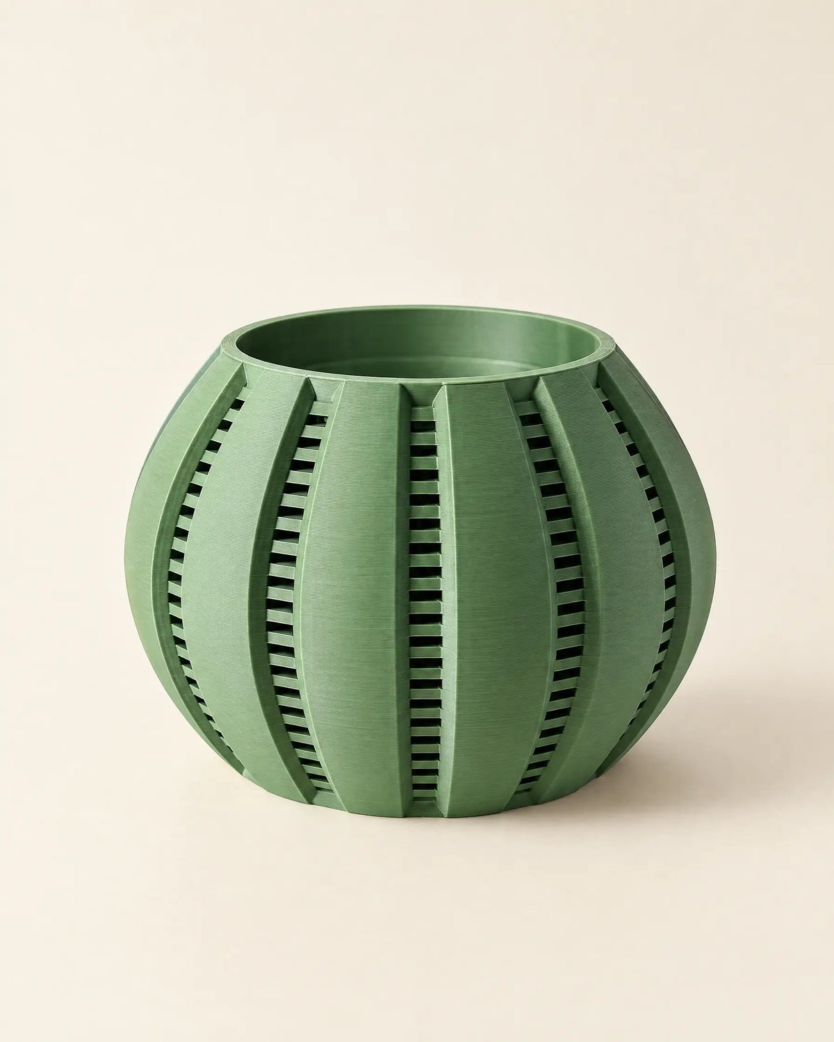 Reeded Globe Planter