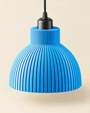 Rib Bell Pendant Light – three-quarter studio view