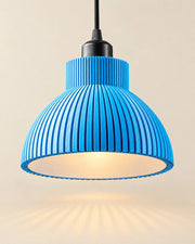Rib Bell Pendant Light – styled in use